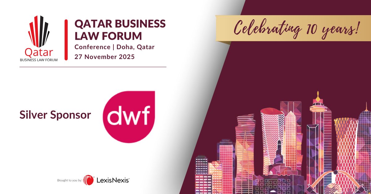 Legal conversations that shaped a decade, connections that will shape the next. Proud to have <a href="/DWF_Law/">DWF Law</a> join us as a Silver Sponsor at the 10th Edition of #QBLF2025! Register: lexis.ae/events/qblf-co…

#QatarLaw #LexisNexis #RuleofLaw #Legal