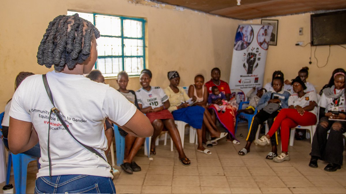 I had the privilege to serve as a Gender Equality Mainstreaming facilitor under #WezeshaKike! Program 2025 reaching 80+ participants across St. Theresa Church,MYSA Library &amp; Mabatini Ladies. Together we move closer to true gender equality.
<a href="/CMETrust/">Canada-Mathare Education Trust</a> 
<a href="/CanadaDev/">Development Canada</a>
