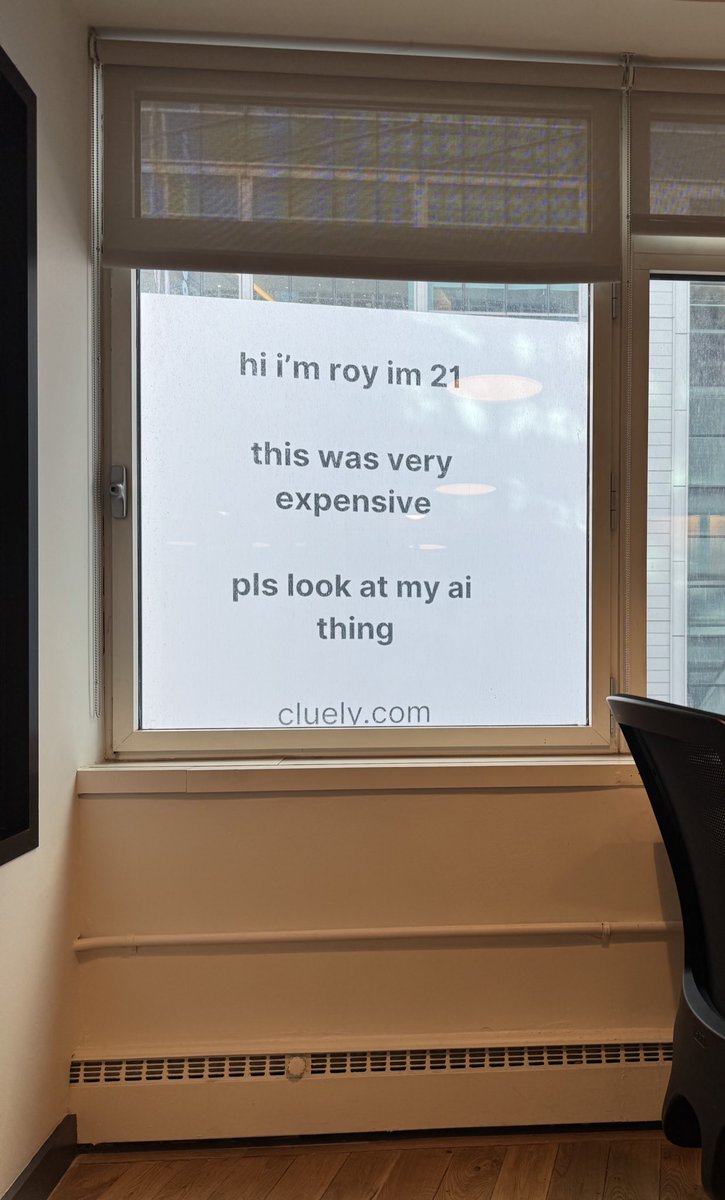 Happy Monday from <a href="/FairingData/">Fairing</a> HQ, where the <a href="/cluely/">Cluely</a> billboard is apparently my zoom background.