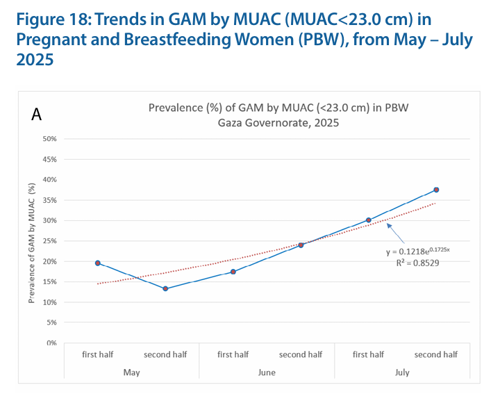 🇵🇸🇮🇱 Fame a Gaza: la polemica sul 12% o 16% di bambini gravemente denutriti è orribile, specchio del puro negazionismo.

Si studiano i bambini perché sono gli ultimi che si lasciano senza cibo in carestia.
La denutrizione in donne gravide e in allattamento è del QUARANTA %.
