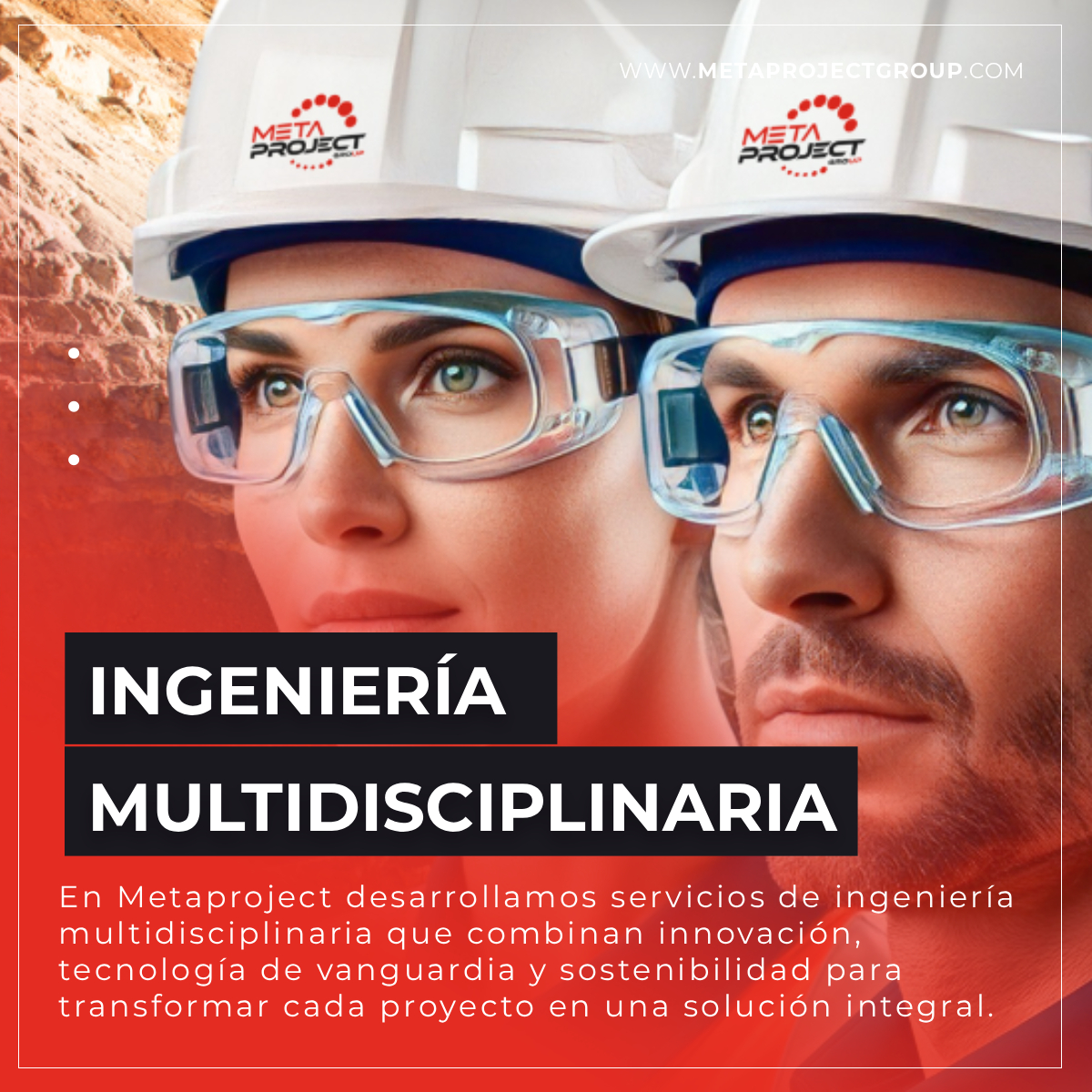 Más de 4.000 proyectos nos respaldan  En <a href="/metaprojectcl/">Metaproject</a> entregamos servicios de ingeniería multidisciplinaria con innovación y sostenibilidad.   

 Conoce más  en: n9.cl/xjz7w 

#ingeniería #innovación