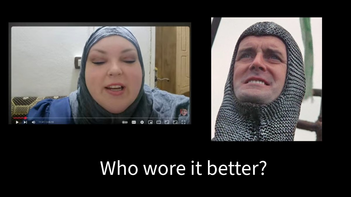 Badashery1's tweet image. Important question re: #FoodieBeauty and Lancelot from #MontyPython