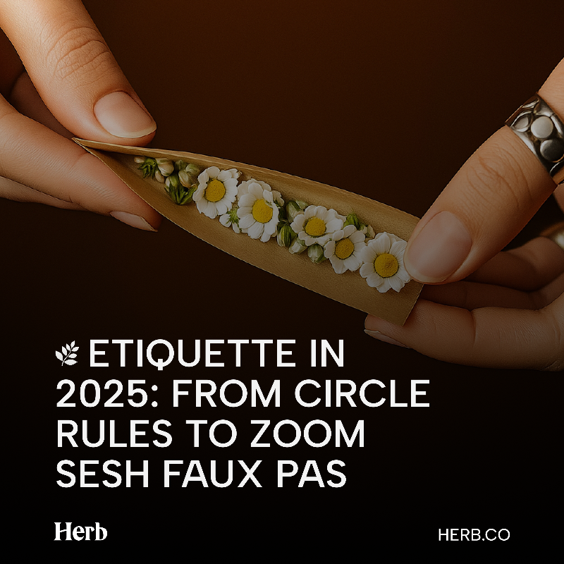 Herbworthy's tweet photo. Good 🌿 hits better with good manners. 

The vibe depends on how you show up, share, and respect the space.

👉 Tap in:  Etiquette Every User Should Know in 2025