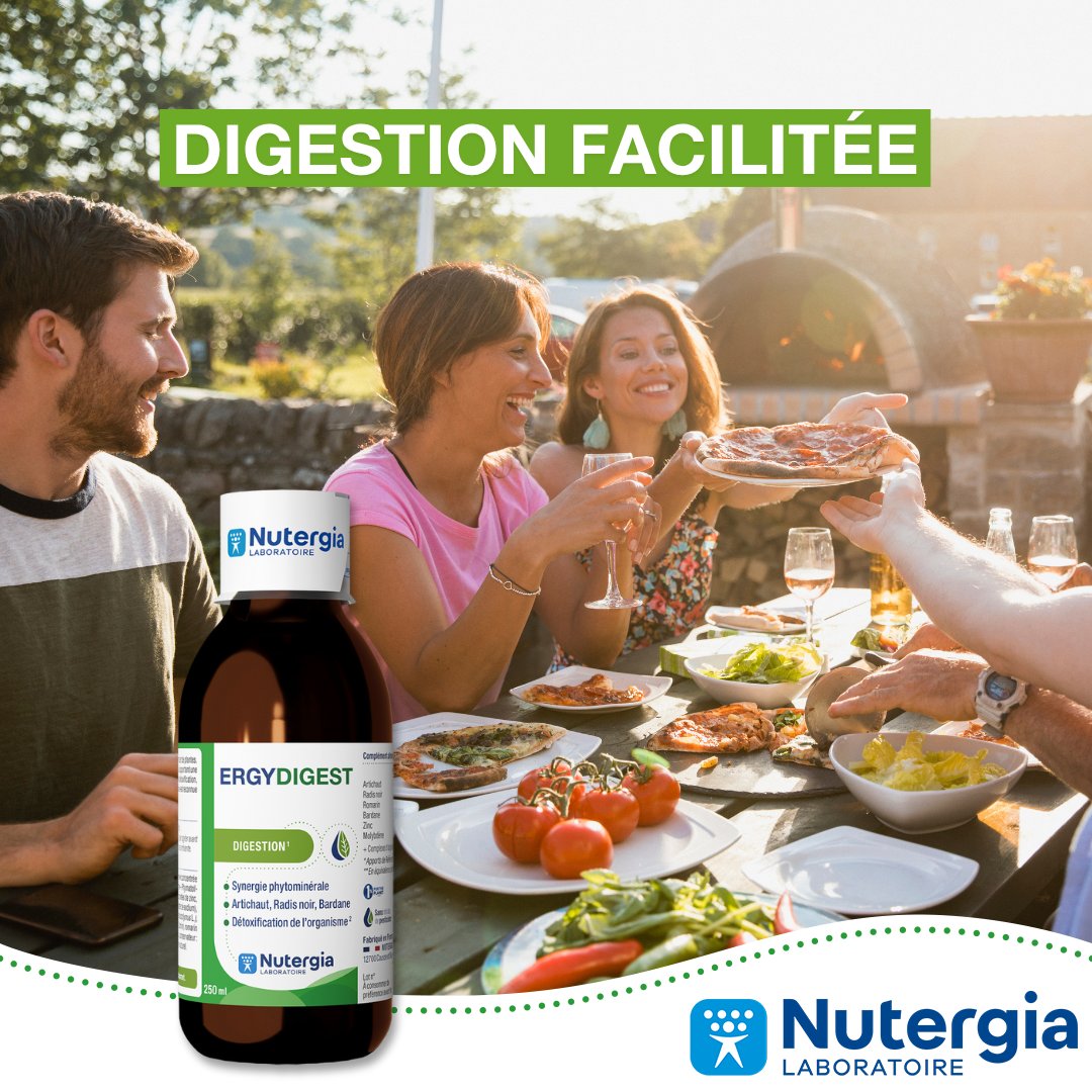ERGYDIGEST est une association d’oligoéléments et de plantes dont le romarin et la bardane qui contribuent à faciliter la digestion.

Retrouvez ERGYDIGEST sur : nutergia.pulse.ly/gvrmgvbkkd