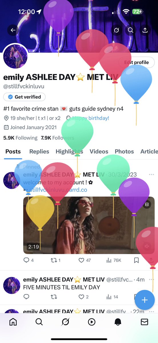 emily ⭐️ MET LIV tweet media