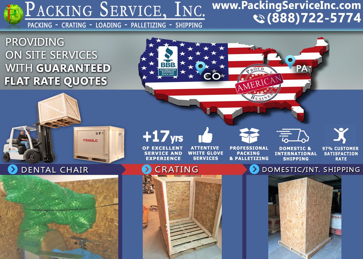 PackingService's tweet image. Our Professional Movers and #Packers are fully trained in how to pack the most fragile items. We carefully pack your household goods into strong boxes, and move them for you. Sign up at packingserviceinc.com or call us at 888-722-5774