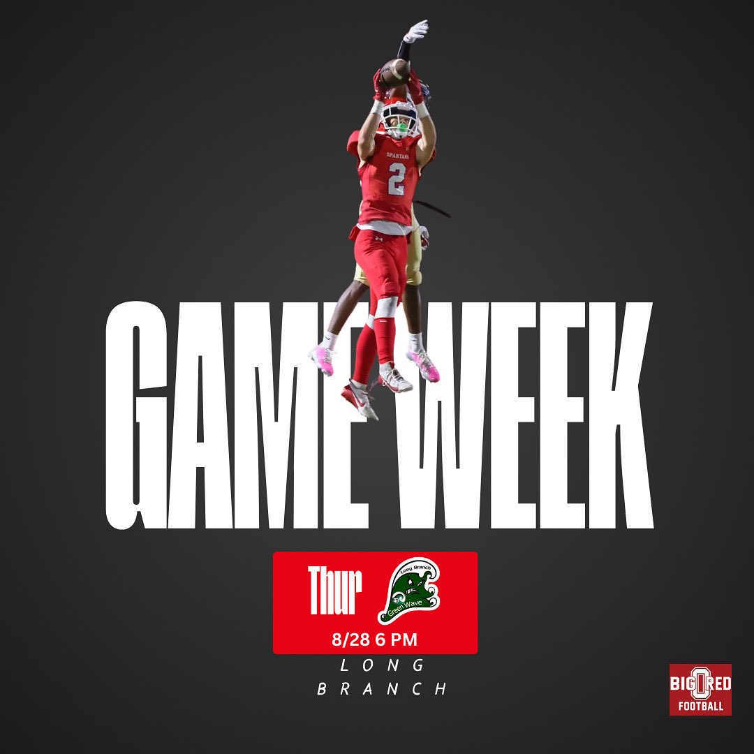 Spartans open the season this Thursday! 🏈 6PM @ Ocean Twp vs Long Branch. Be there, pack the house and bring the energy!  Huge thanks to Colfax Pharmacy for the support!