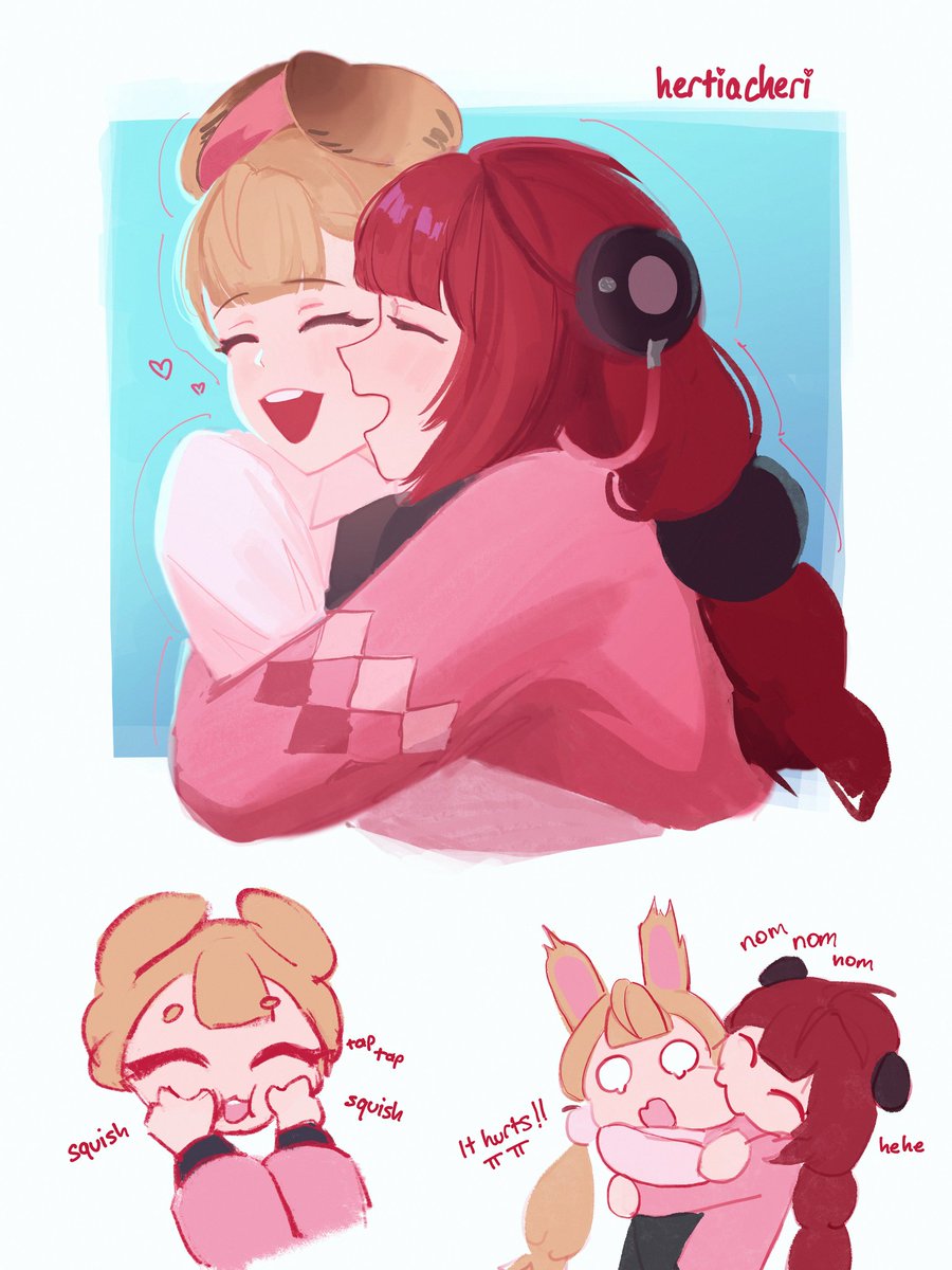 yuzuha gets cute aggression whenever she sees alice&gt;&lt;

#yuzuali