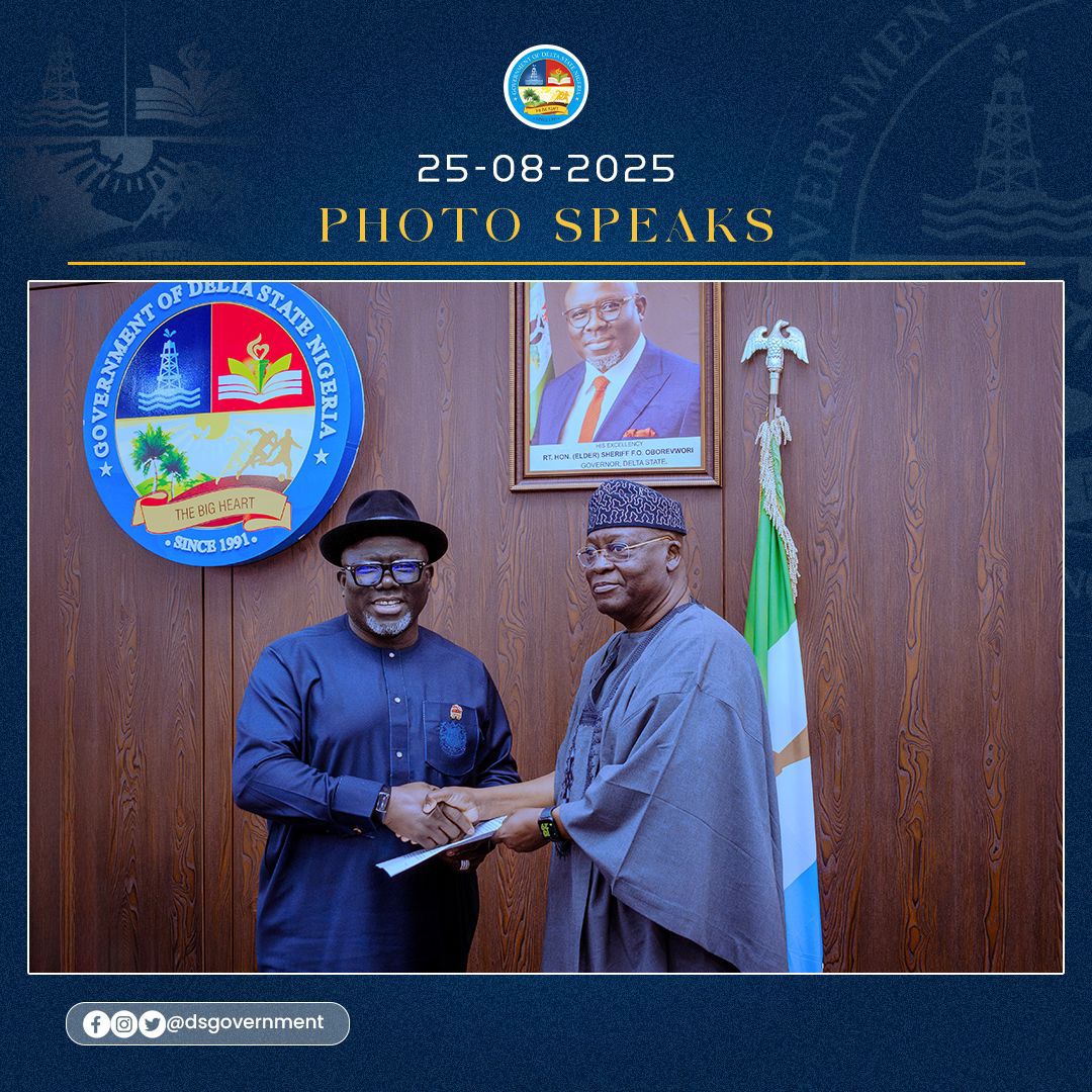 A_She_King's tweet photo. Delta’s ports can no longer sit idle. @RtHonSheriff is right, dredging the Warri channel will unlock jobs, trade and real opportunities for our people. The blue economy is Delta’s future.

#MOREAgenda #bbtvi #Delta https://t.co/oDaOYDuhpJ