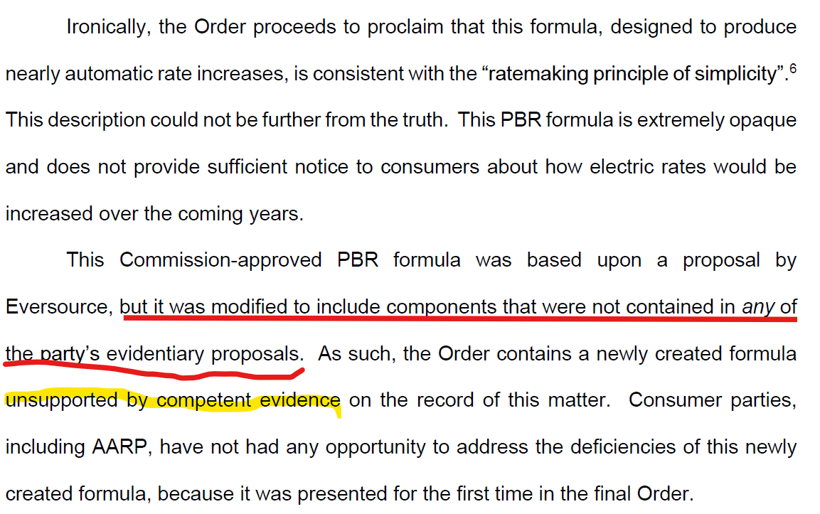 For my $$ <a href="/AARP/">AARP</a> has the best synopsis of why this rate case decision is the latest in what has been an incredibly frustrating four years at the NH PUC. 

The Commission seems to think they know what's best, and that it's their job to impose that opinion.