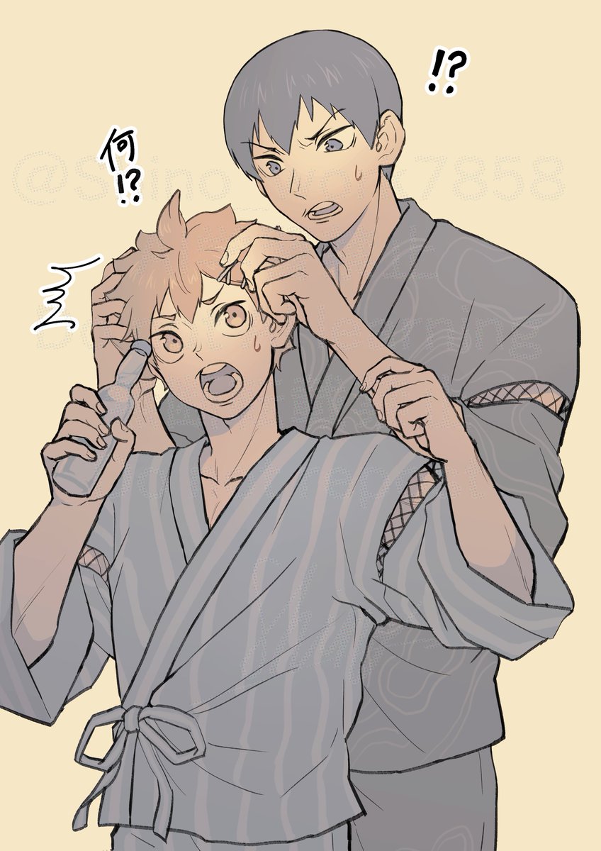 遅ればせながらヘアピンつけてる時の🍊の影日描きたくて…