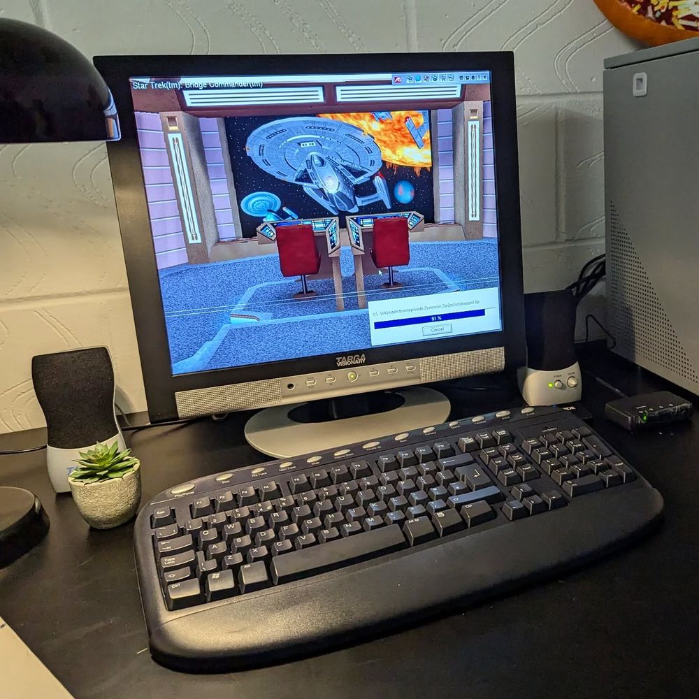 nostalnerd's tweet image. I miss long, drawn out, installation processes. They gave you time to ponder, to feel, to dream.