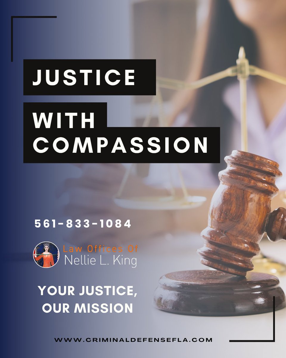 At The Law Office of Nellie L. King, we defend people, not just cases. 💪 We champion dignity &amp; justice for those with autism &amp; mental health challenges. Led by Nellie L. King, we tackle tough cases with empathy. 🔗 Learn more: criminaldefensefla.com #CriminalDefense