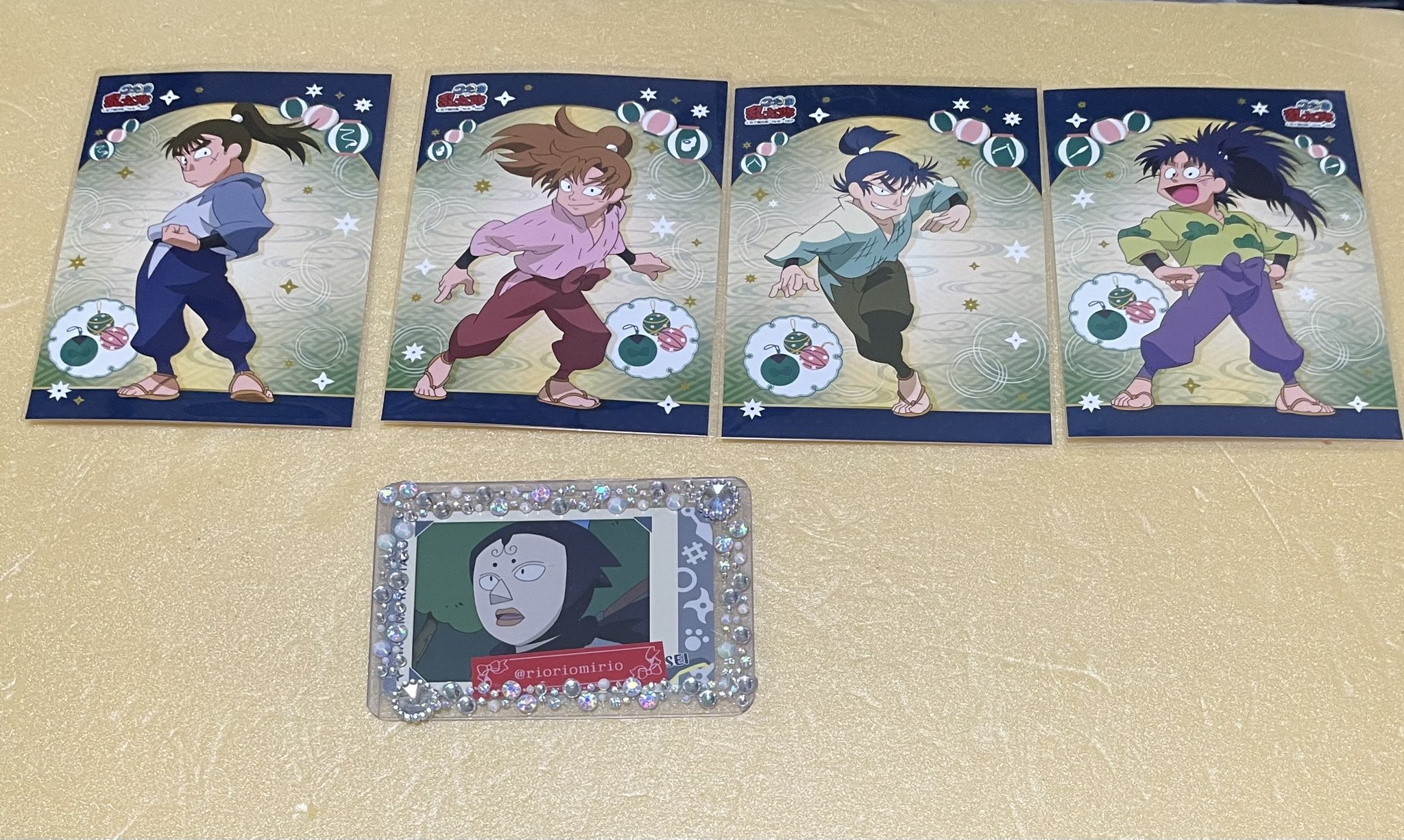 忍たま乱太郎　七松　中在家　善法寺　ブロマイド 忍たま乱太郎 ファミマ プリント ブロマイド L版 七松小平太