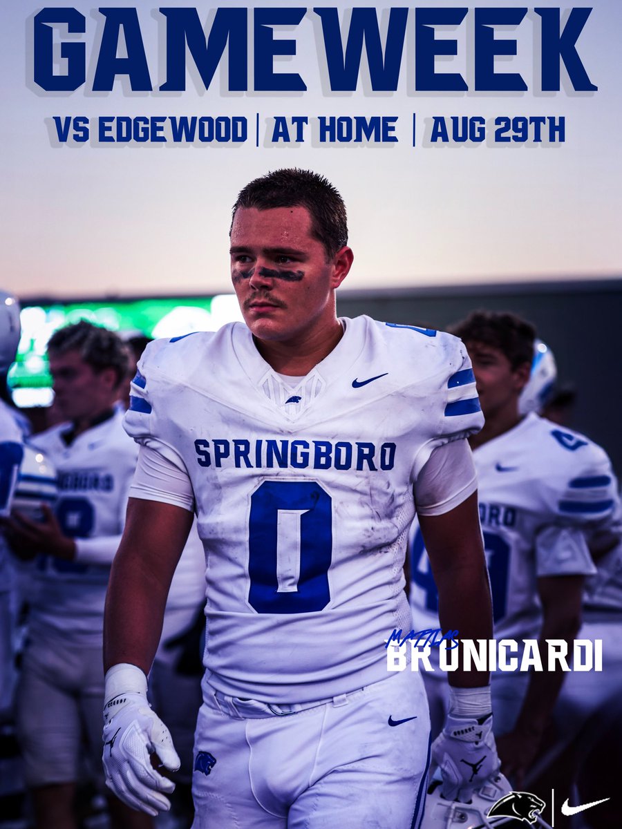 GAME WEEK
WEEK 2 
Vs Edgewood