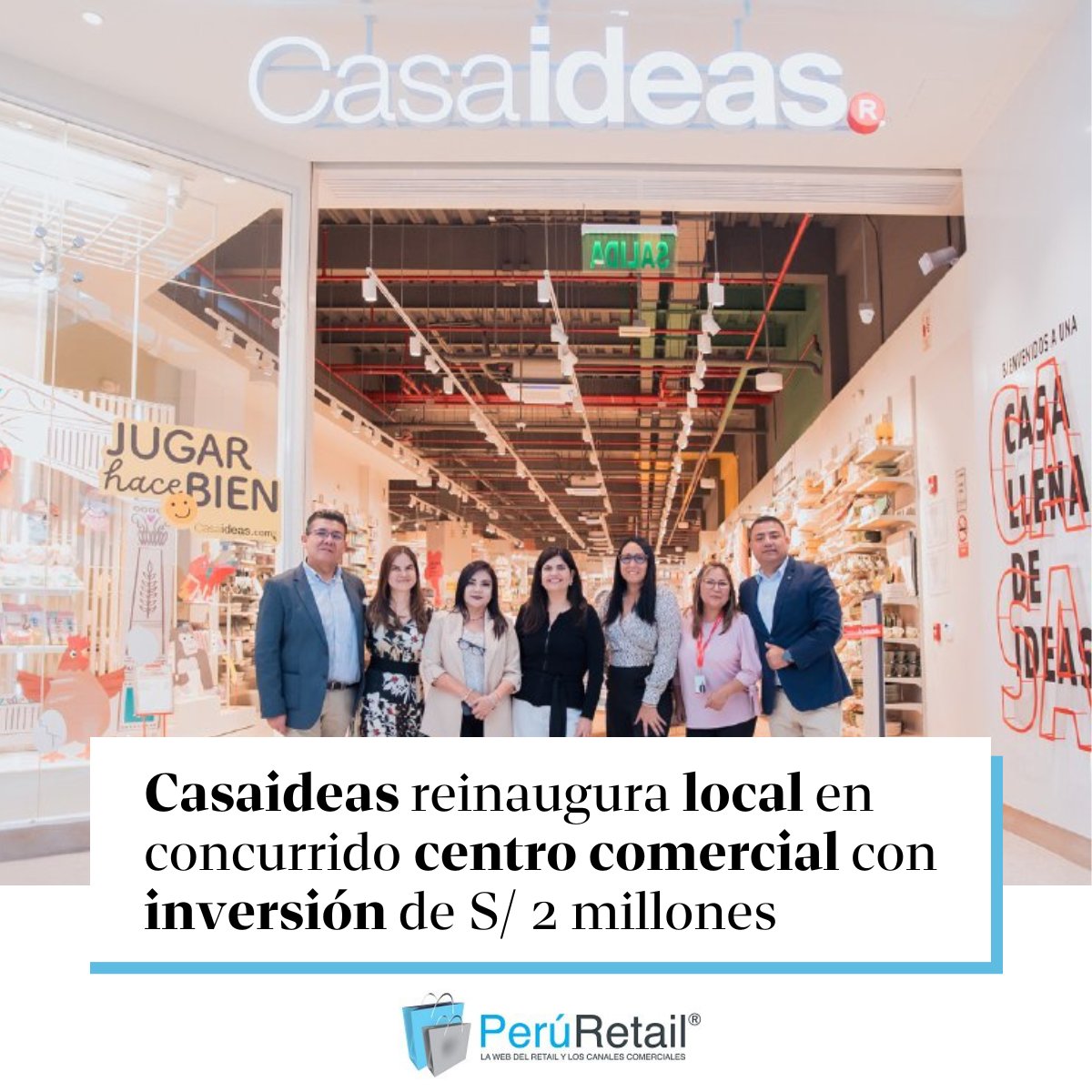 🔴🛍️La cadena especializada en artículos para el hogar presenta un formato renovado, que reúne la oferta completa de la marca en un espacio más moderno y cercano al cliente. Entérate aquí. ►tinyurl.com/3u9ah2fy

#casaideas #expansion #retail #empresas #hogar