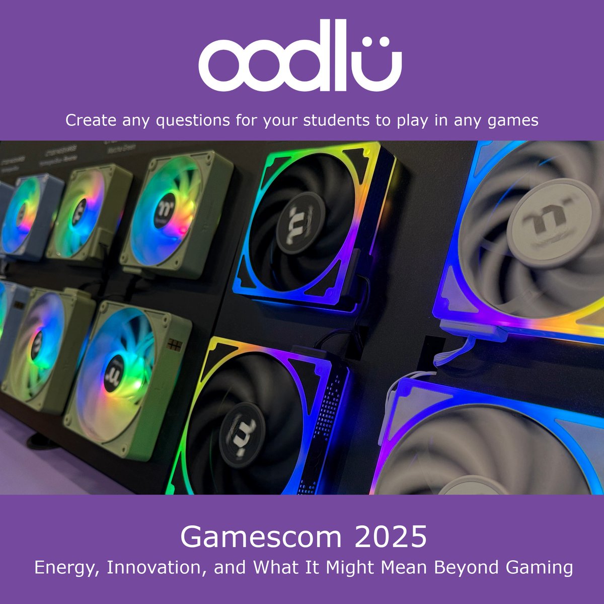 oodlu_tweets's tweet image. Back from #Gamescom2025 and the energy was electric 🎮✨ Games are no longer just played—they’re lived. Makes you wonder how this culture of immersion & creativity might influence #EdTech and #FutureLearning.
tinyurl.com/yhhkvpec
