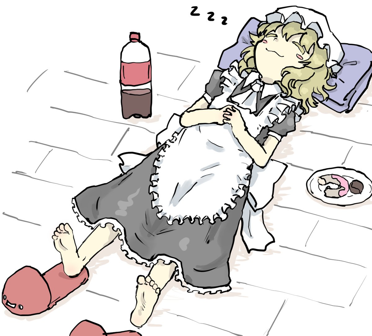 食べたいときに食べ眠いとき寝るおしごと 