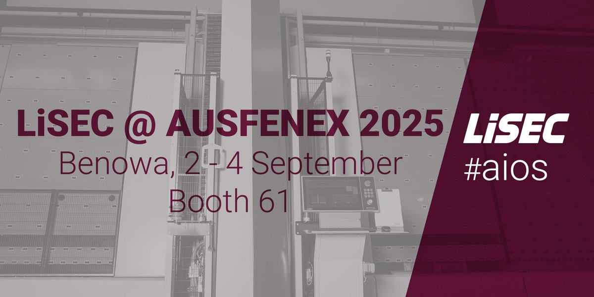lisecgroup's tweet image. 🇦🇺 A couple of days to go until AusFenEx — Australia’s premier event for the window, glass, and glazing industry!💎 We’re looking forward to seeing you at booth 61 from 2–4 September in Benowa! Come by to discover our latest innovations. See you there! 😊
#LiSEC #aios