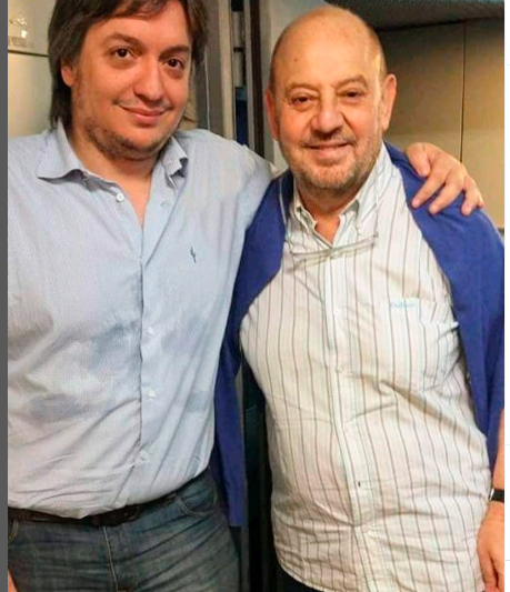 La tenían esta foto de Máximo con Spagnuolo??? FIN DE LA OPERETA SEÑORAS Y SEÑORES