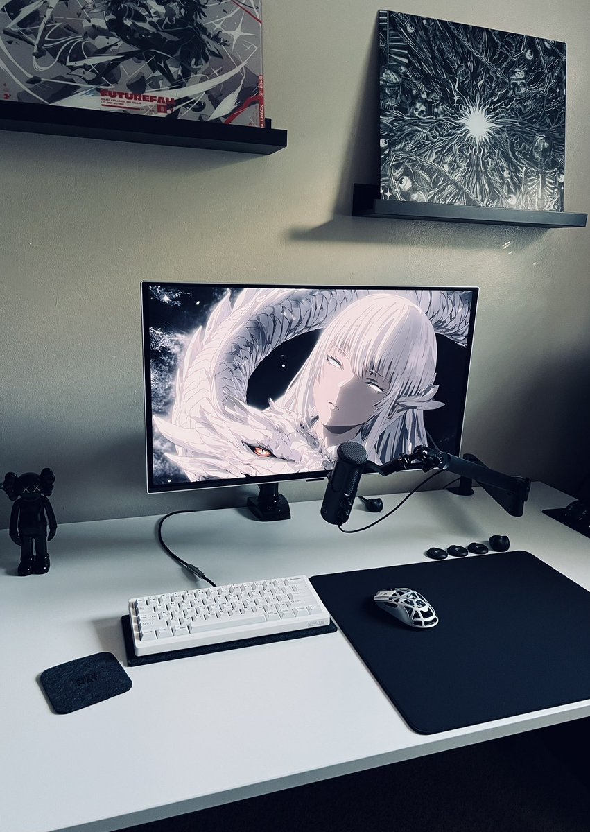 🤍🖤 

#desksetup