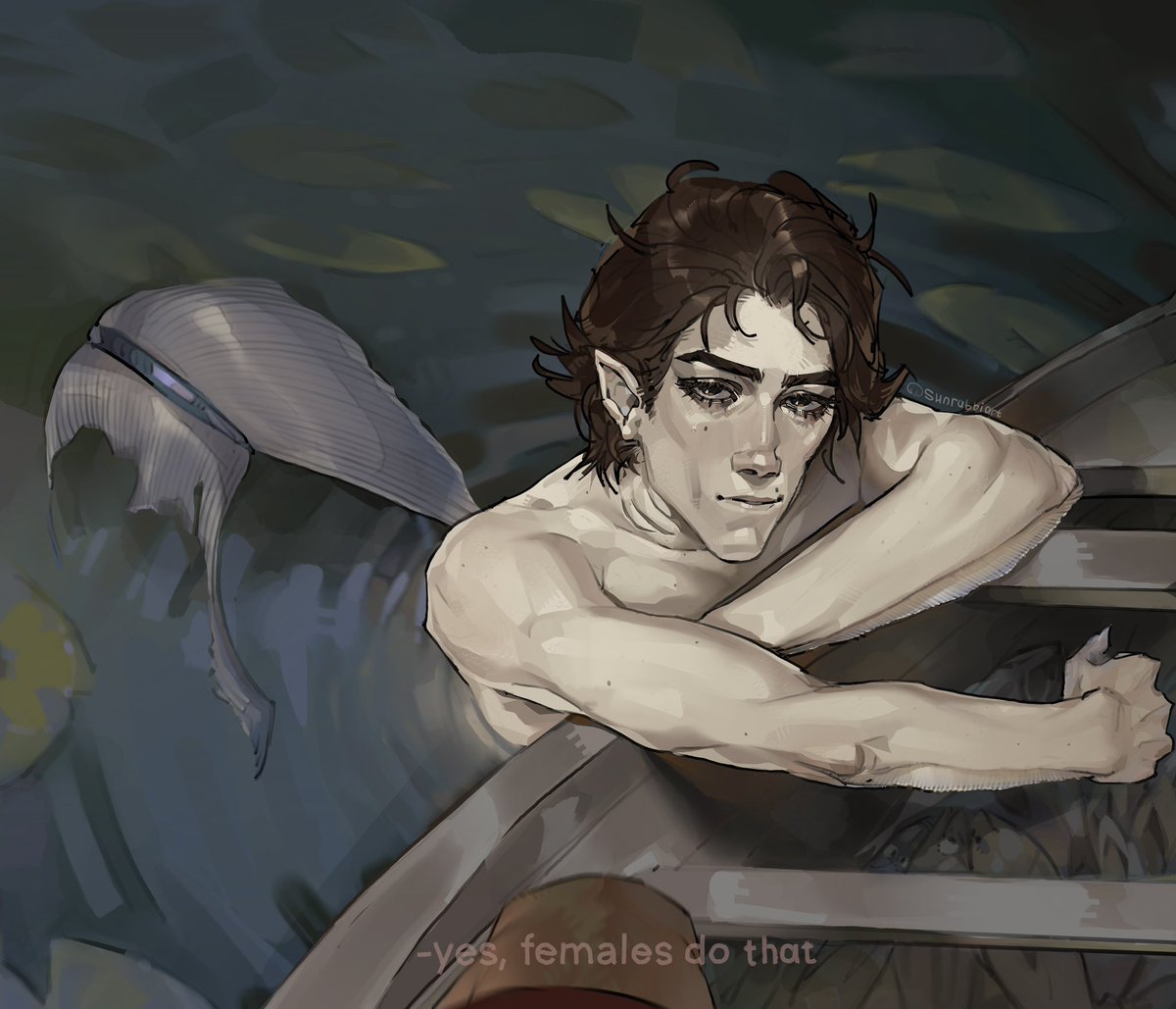 Unexpected meeting
#arcane #jayvik mermaid au