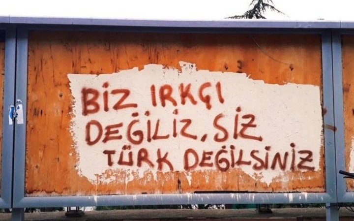 Biz ırkçı değiliz, siz Türk değilsiniz!