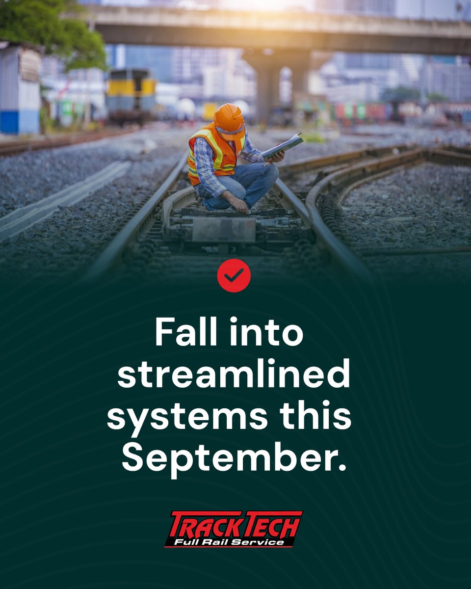 TrackTech_Inc's tweet image. Regular railroad inspections aren&apos;t just a regulatory checkbox, they&apos;re the backbone of safe, efficient, and reliable rail operations. 

Read more here: tracktechinc.com/importance-of-…

#TrackTechInc #SeptemberEfficiency #Railways #SOGR #OperationalExcellence