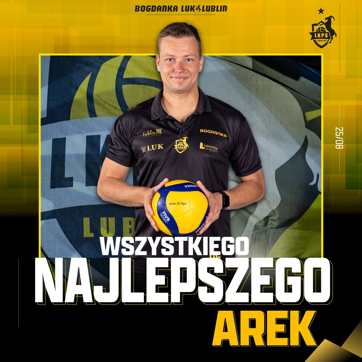 Dziś swoje urodziny obchodzi asystent trenera Arkadiusz Grzelak! 🥳
Arek, z okazji urodzin życzymy zdrowia, rozwoju oraz spełnienia marzeń 🎂