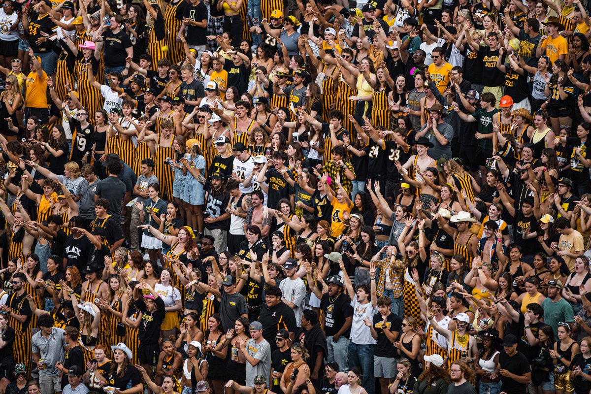 Us because it’s finally <a href="/AppState_FB/">App State Football</a> GAME WEEK 🙌

#GoApp | #BeatUNCC
