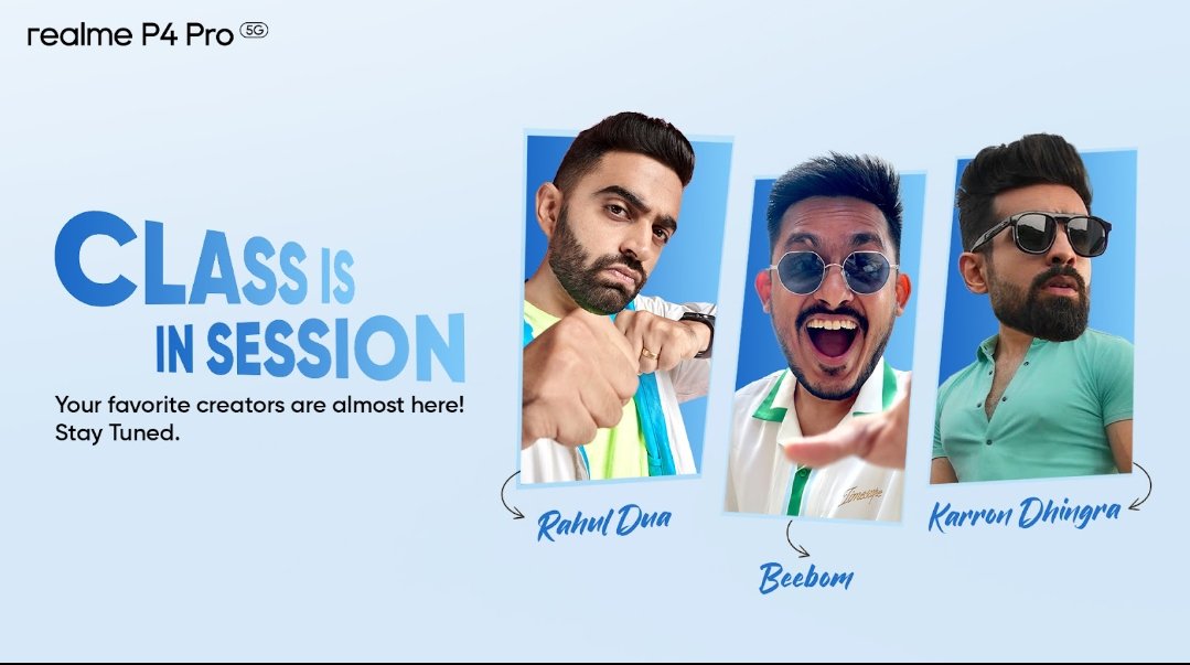 realme Next Gen Pioneers heads to Jaipur with bold ideas and bright minds🧠

Event Details👇
Date and Time: August 26, 2025   2PM onwards
Venue: Vivekananda Global University, Jaipur
Livestream: youtube.com/live/pVAo7QMAy…