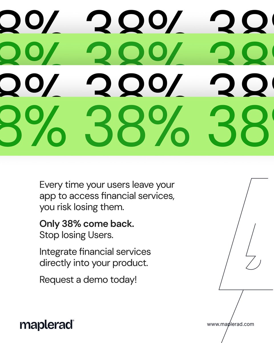Your users shouldn’t leave your app just to make a payment.
Because when they do… only a few return.

Why risk it?
With Maplerad, embed payments, FX, cards &amp; more directly into your product.

Keep users where they belong!
👉 Request a demo today: maplerad.com