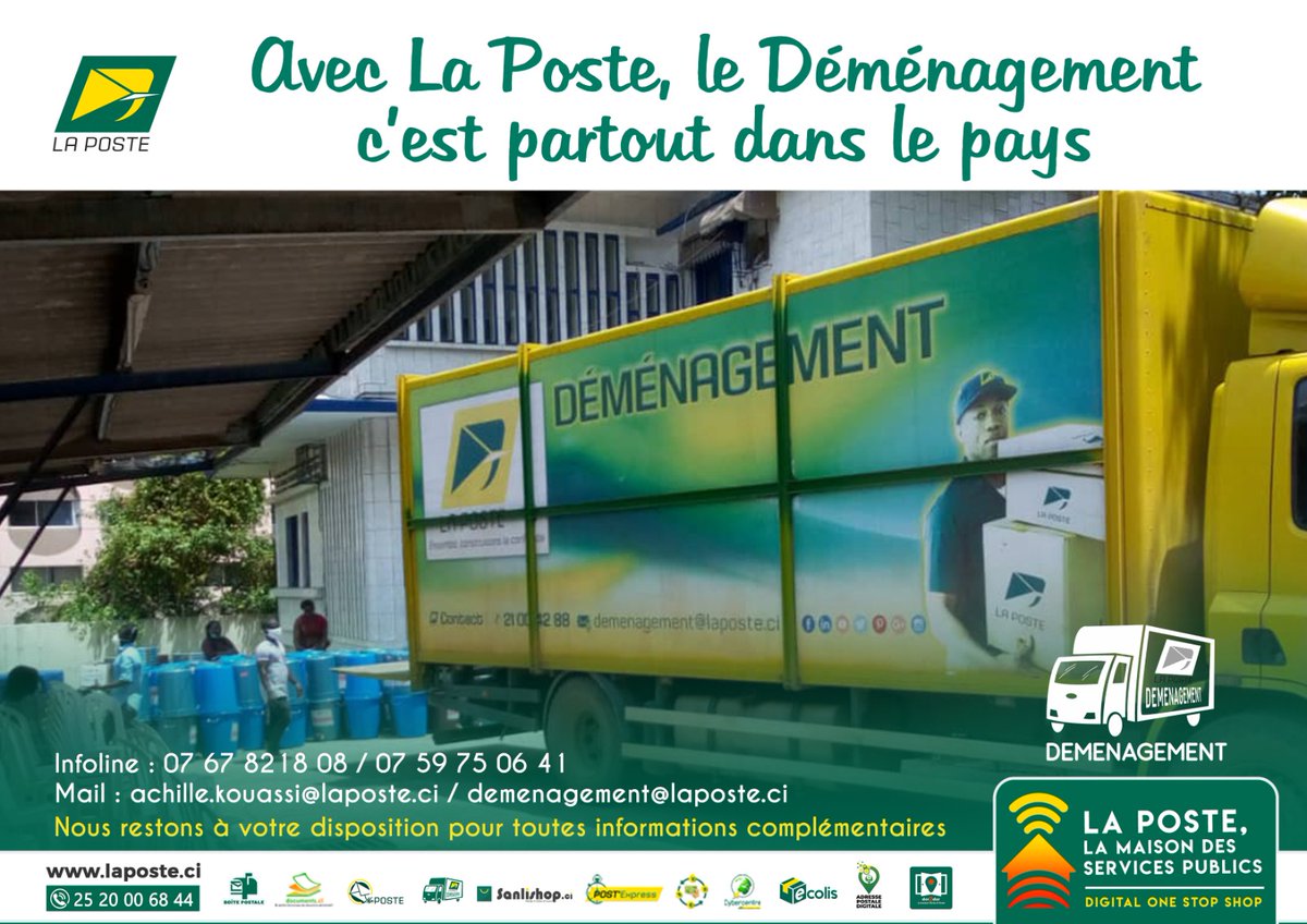 La Poste de Côte d'Ivoire (@posteciv) on Twitter photo 