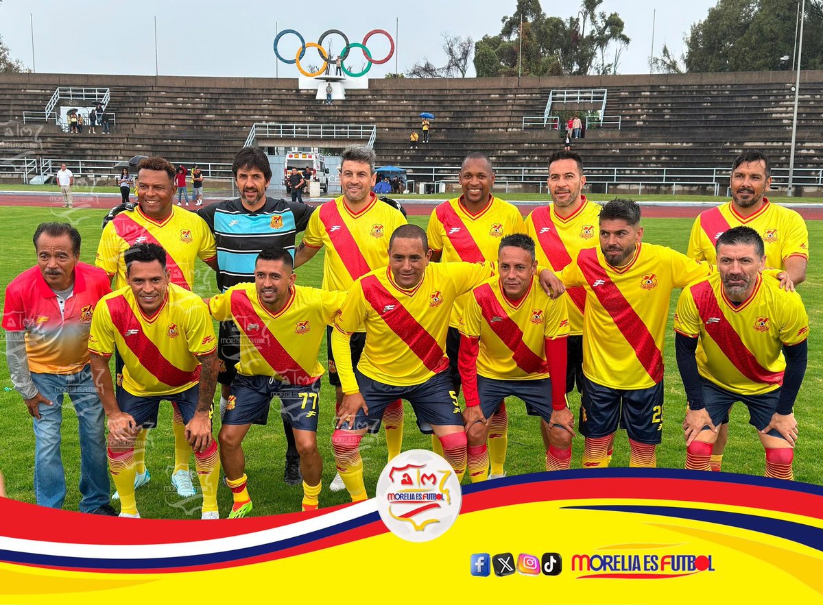 Estas fueron las leyendas de Morelia que disputaron un encuentro amistoso con América ganando 5-4