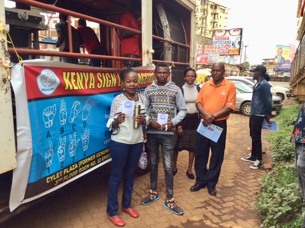 Do you know the opportunities that come with learning sign language?  Call us on 0791 195 671 to find out!  DESK offers both Basic and Advanced Sign Language training at our offices at Cylet Plaza, 3rd floor, room 12 Embu.  Certificate provided upon completion!