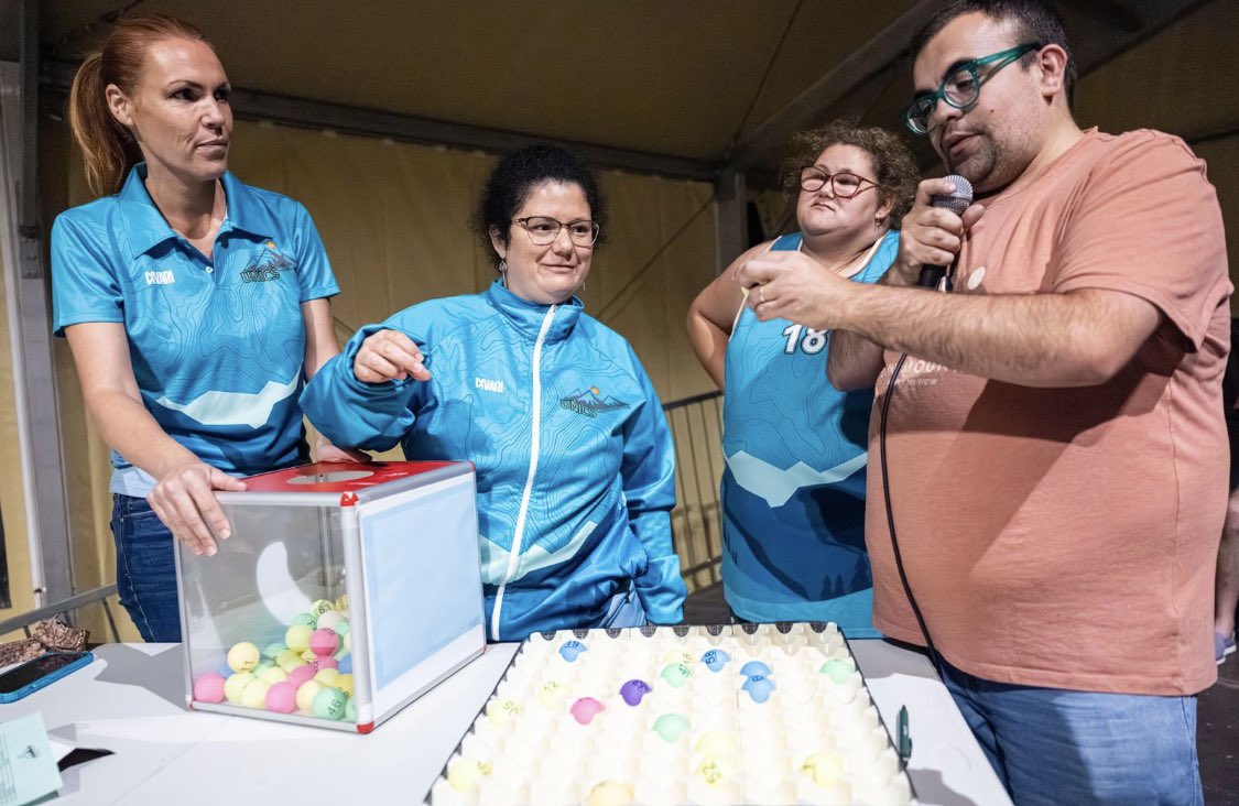 QUINA QUINA LA DE DIJOUS 21 d’agost a BOLVIR! Nit màgica i espectacular ! La quina del bàsquet inclusiu i adaptat ha quedat instaurada a Cerdanya després d’un èxit meravellós !