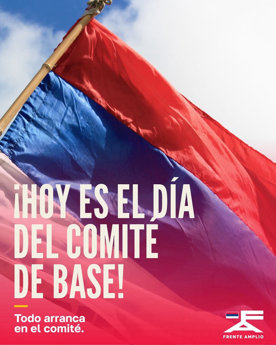 ¡Hoy es el día del Comité!

Todo arranca en el comité.
25 de agosto, Día del Comité de Base 

Súmate a las diferentes actividades y propuestas de tu comité más cercano.