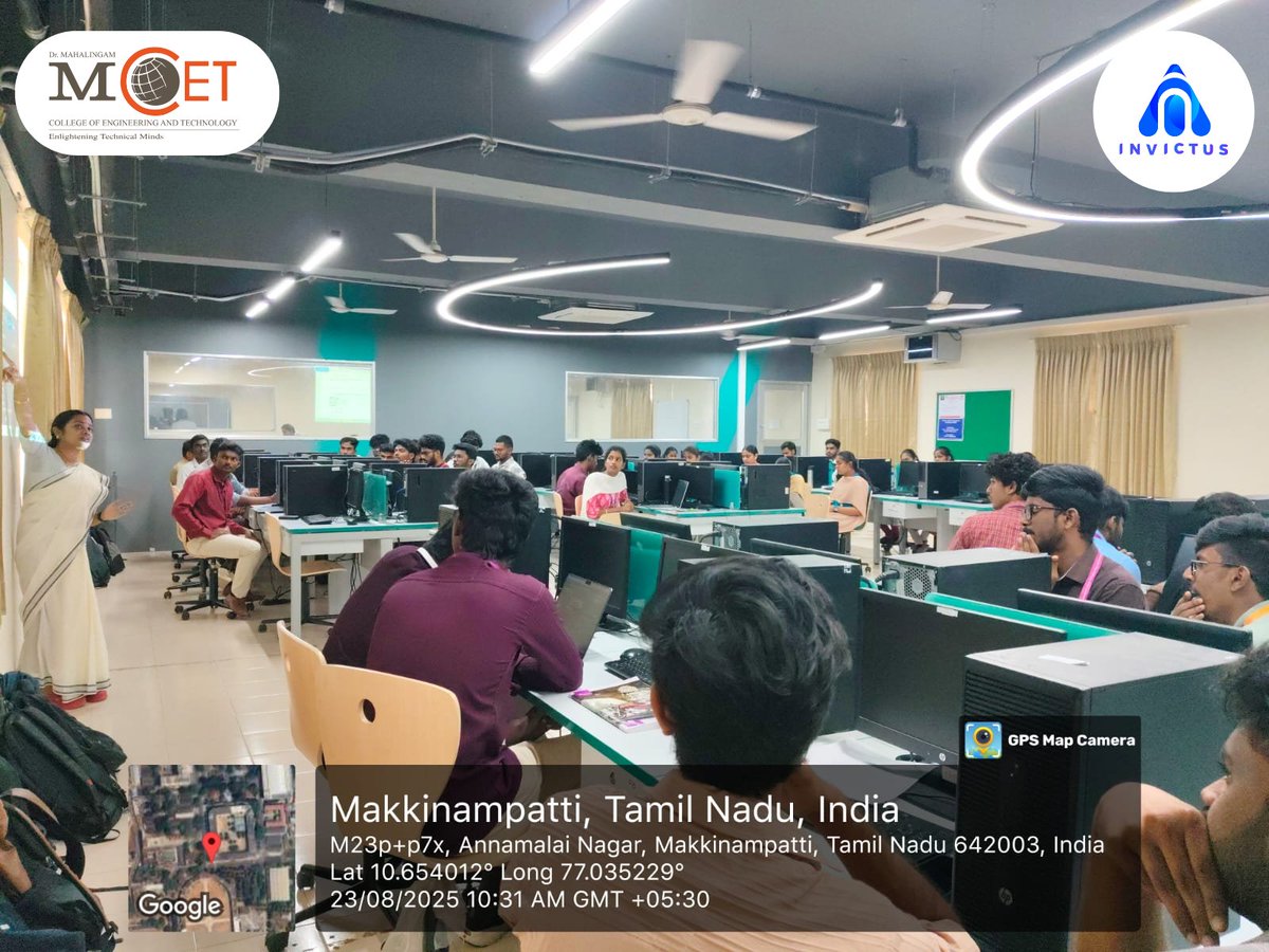 Mcet_Invictus's tweet image. Our III year B.Tech AI &amp;amp; DS students explored Exploratory Data Analysis (EDA) using Python 🐍📊 in an engaging one-credit course by Ms. Adhirai, Founder &amp;amp; MD of BIT, Pondicherry. 

#PythonForDataScience #EDA #AIandDS