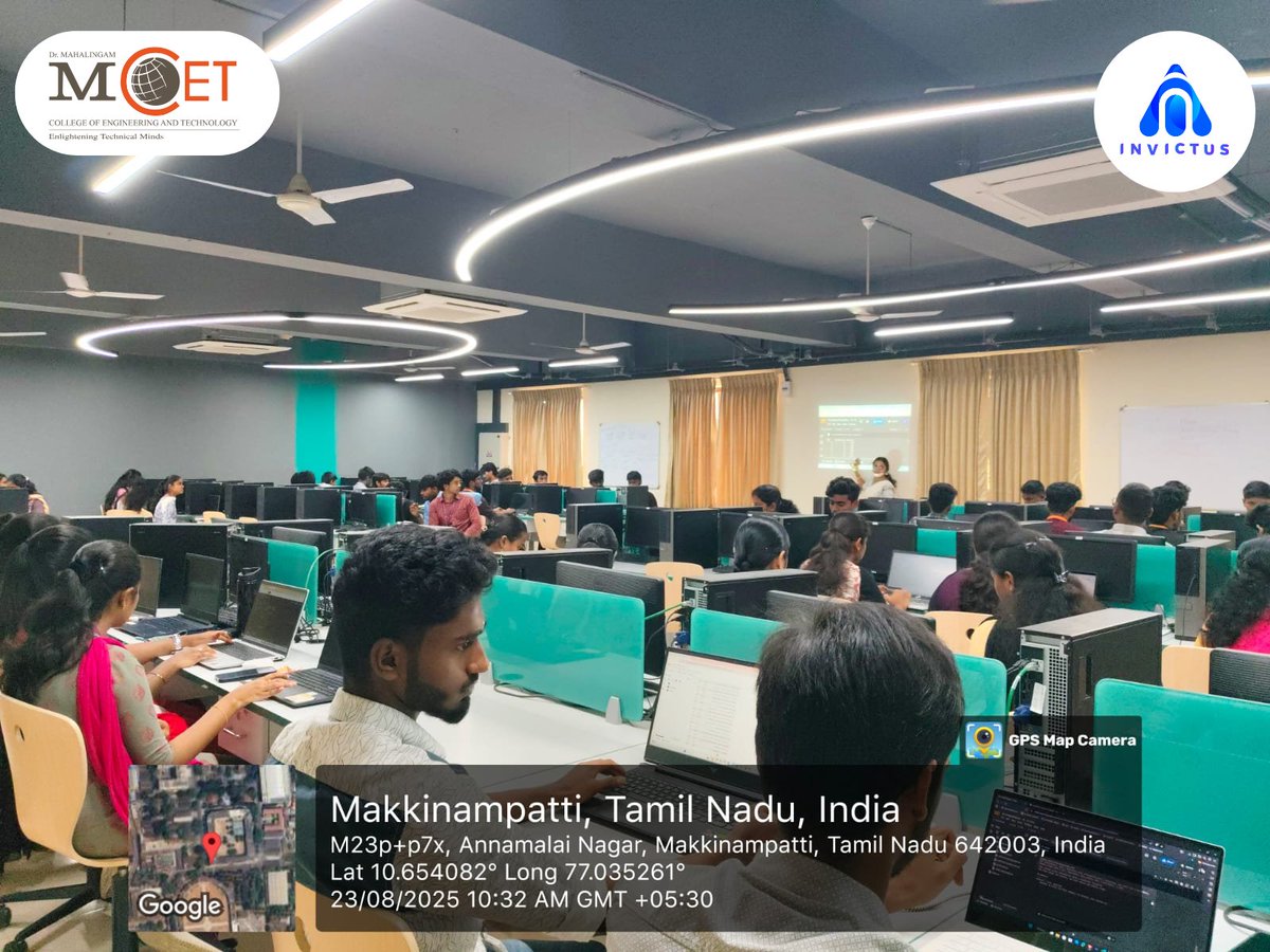 Mcet_Invictus's tweet image. Our III year B.Tech AI &amp;amp; DS students explored Exploratory Data Analysis (EDA) using Python 🐍📊 in an engaging one-credit course by Ms. Adhirai, Founder &amp;amp; MD of BIT, Pondicherry. 

#PythonForDataScience #EDA #AIandDS
