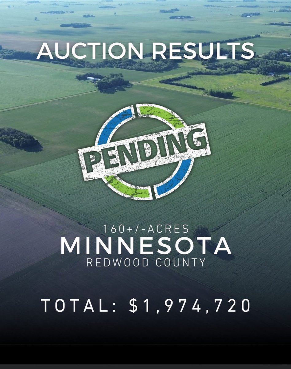 Sold!  $12,342/acre