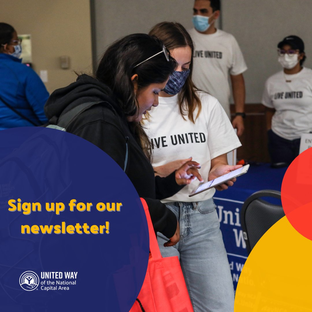 Stay current on all things United Way NCA by signing up for our newsletter, Community Matters. We'll keep you up to date on volunteer opportunities, events, news and more. Sign up here: bit.ly/38qB1Ts

#LiveUnited #Newsletter #NewsletterSignUp #NonProfitOrganization