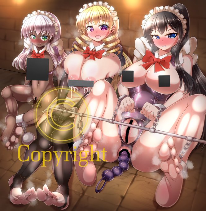 【有償依頼】

にゅくす先生(@Nyx022)に描いていただきました!
以前、にゅくす先生に描いてもらった奴◯メイドシリーズの集大成イラストです

気が強くてアナルよわよわな咲夜
おっとり母性(母乳)系のエレノア
好奇心旺盛の炉枠のクゥ

エロゲーパッケージみたいでそそりますね!

#有償イラスト 