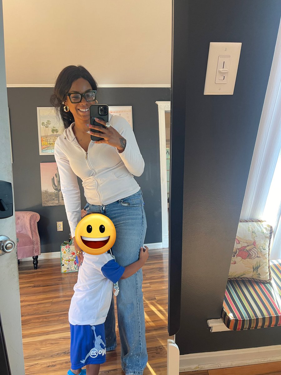 He loves me😭 attached to my hip since I been here #babyfever