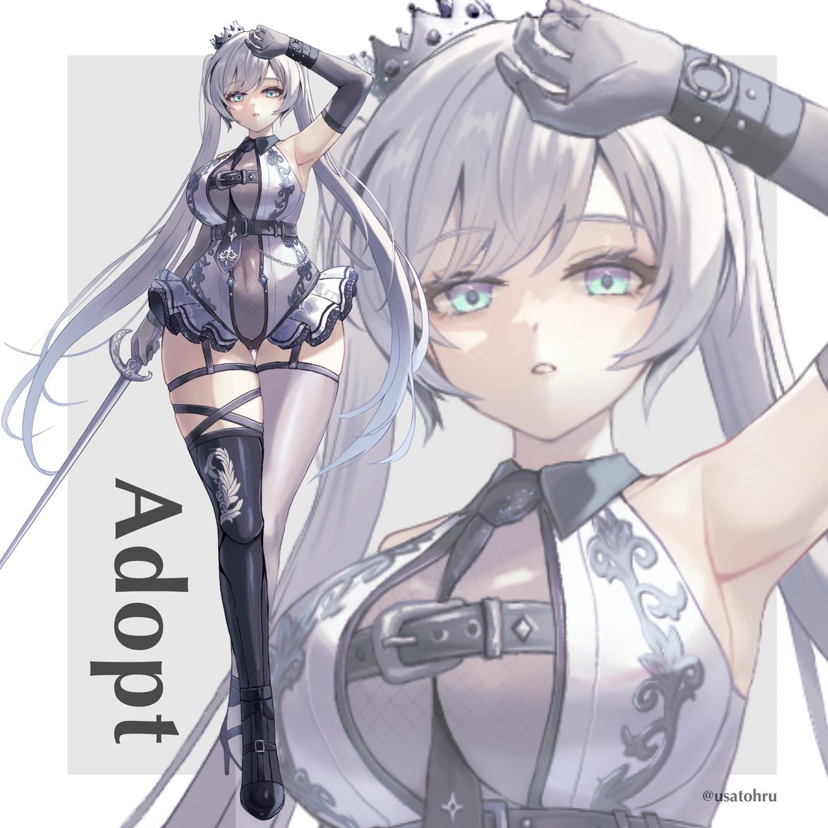 usatohru's tweet photo. #SKIMA #adopt
SKIMAで立ち絵販売しました、よろしくお願いします！🗡️ https://t.co/yVbGHhxk9F