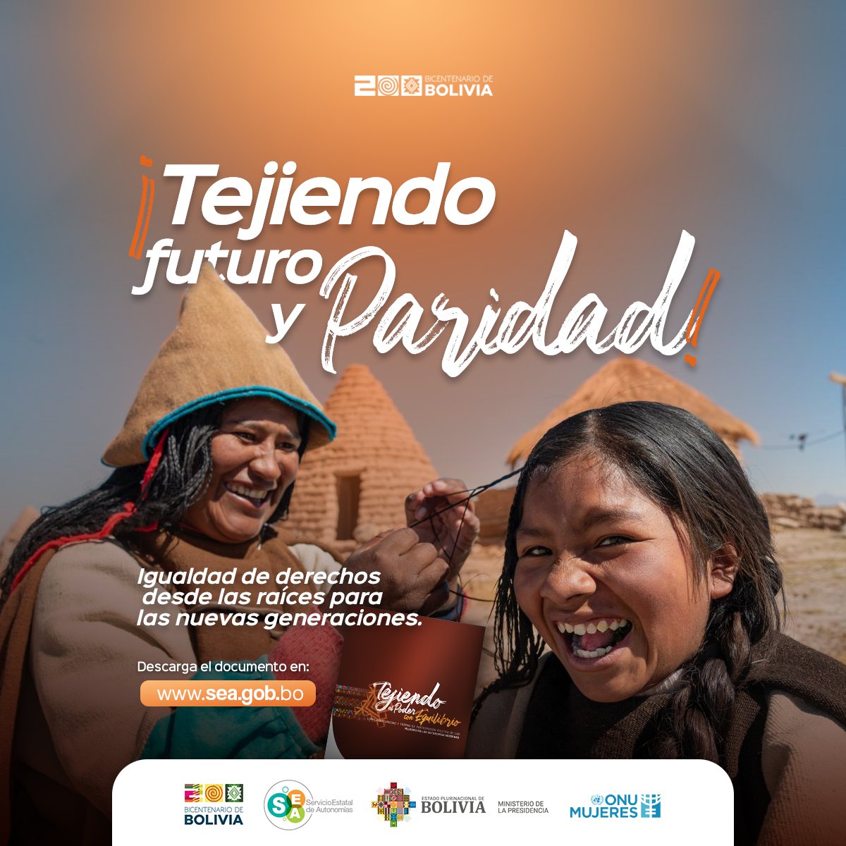Cada hebra cuenta: desde los estatutos, la #paridad guía a las GAIOC.Este documento revela cómo nuestras autonomías indígenas tejen el poder con equilibrio, fortaleciendo la participación de mujeres y hombres en igualdad de derechos.
👉sea.gob.bo/documentos-ins…
#BicentenarioBolivia
