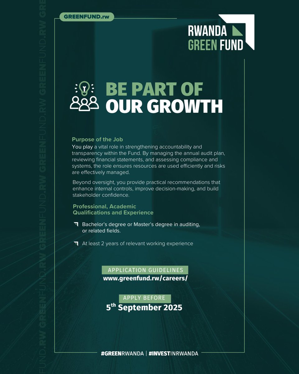 Rwanda Green Fund tweet media