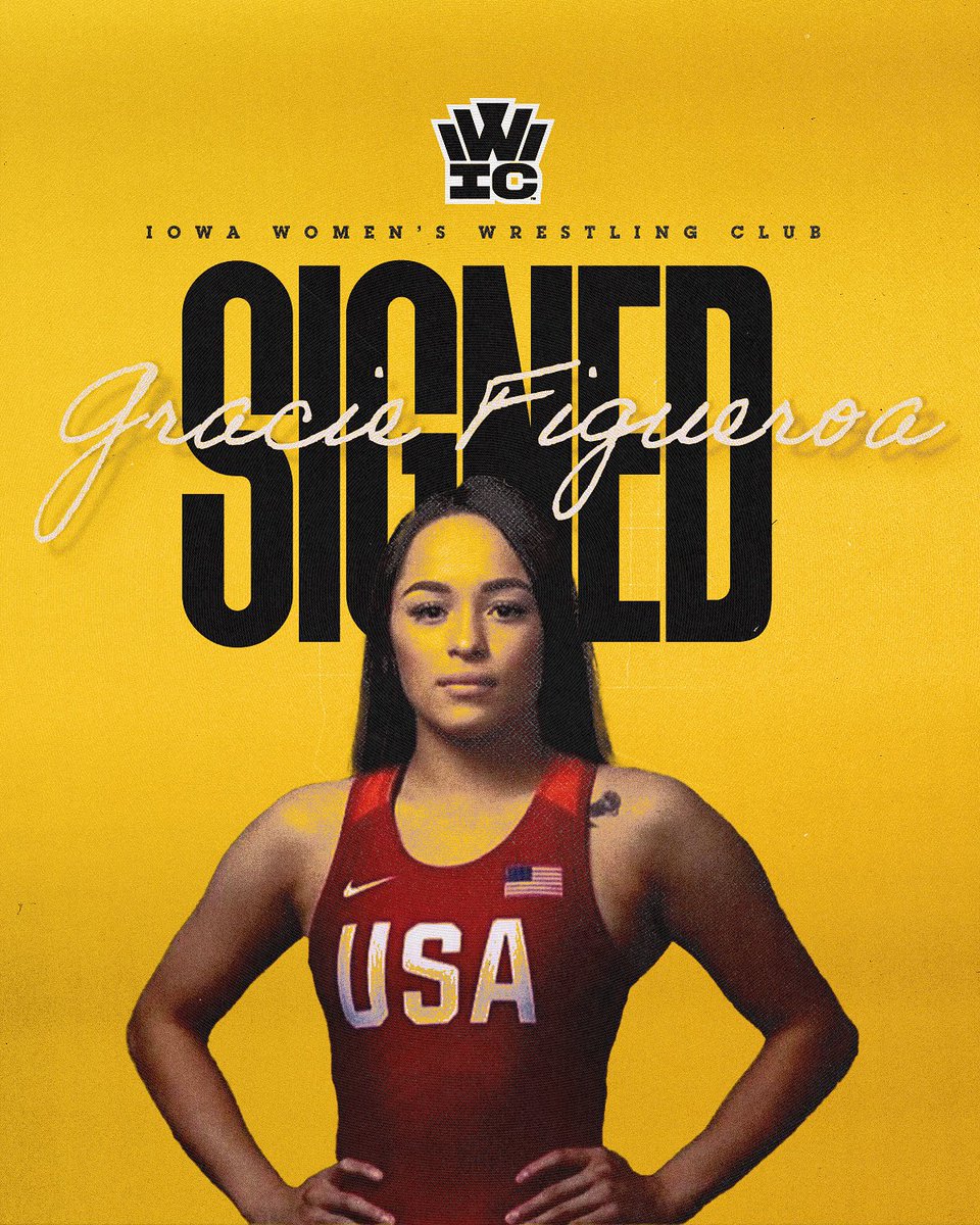 Help us give a warm welcome to our newest IWWC athlete, 𝑮𝒓𝒂𝒄𝒊𝒆 𝑭𝒊𝒈𝒖𝒆𝒓𝒐𝒂. 🤩

•4x undefeated California State Champion 
•5x Fargo National Champion
•5x World Team Member 
•Cadet World Championships Bronze Medalist 
•Collegiate National Champion and Runner-Up