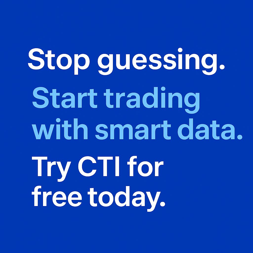 Proceedit's tweet image. 🛑Stop guessing. 🛑
Start trading with smart data.
Try CTI for free today → proceedit.shop
#CTI #SmartTrading #Fintech #AITrading #Bitcoin #ETH