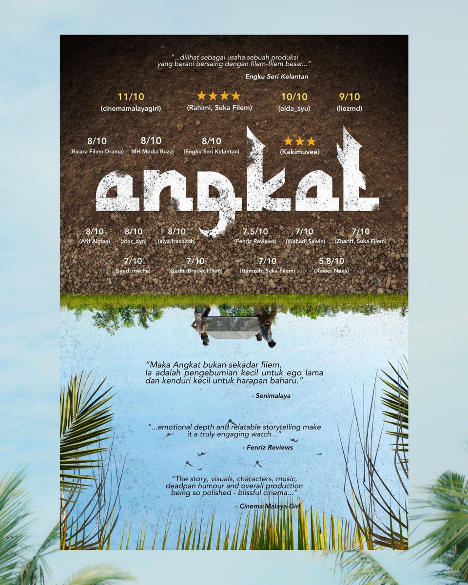 Terima kasih atas kesokongan semua!

Hari Rabu ni ialah tayangan ANGKAT yang terakhir di pawagam. Kalau sempat, nonton ya!

#filemAngkat