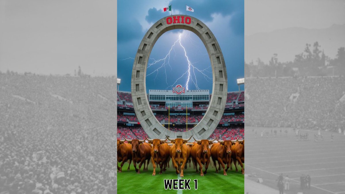College Football Forever (@4evercfb) on Twitter photo Top five must watch games in Week 1. It's a loaded slate from Thursday through Monday. collegefootballforever.com/2025/08/24/col… Top five must watch games in Week 1. It's a loaded slate from Thursday through Monday. collegefootballforever.com/2025/08/24/col…